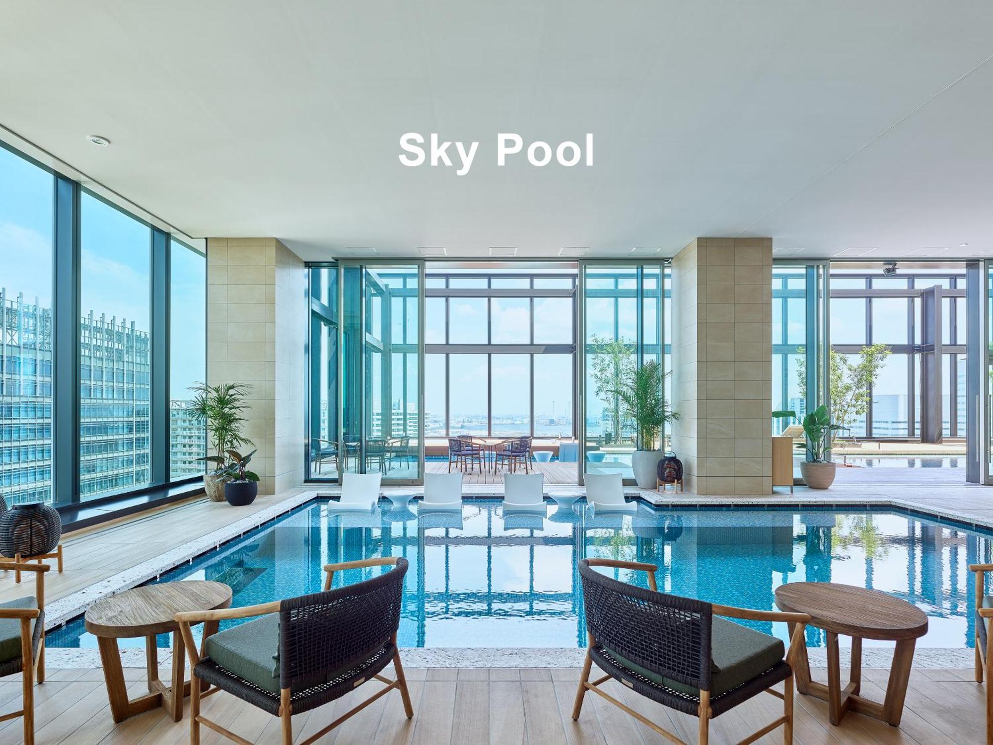 Mitsui Garden Hotel Yokohama Minatomirai Premier Exterior foto Sky Pool